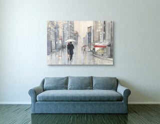 Epic Graffiti "Spring Rain New York" Giclee Canvas Wall Art, 40"x60"
