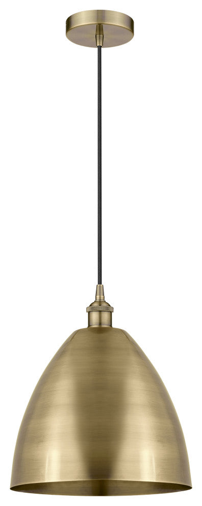 Innovations 616-1P-AB-MBD-12-AB-LED 1-Light Mini Pendant, Antique Brass