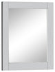 28" Wood Frame Mirror, White