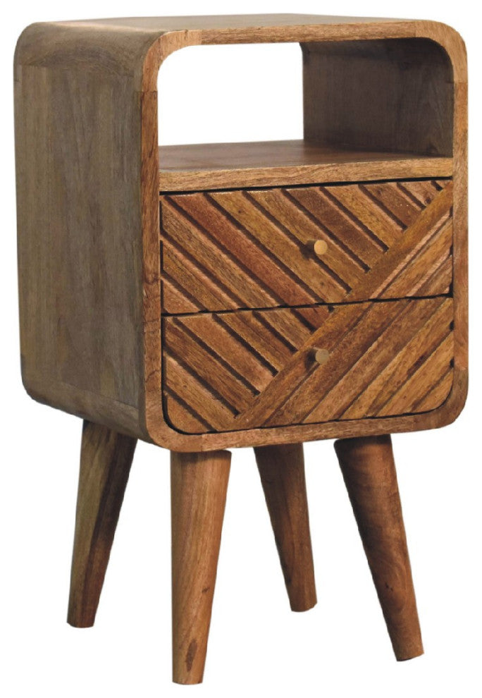 Mini Lille Curved Nightstand