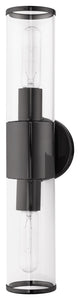 Black Chrome Nautical, Contemporary, Urban, Industrial Vanity Sconce