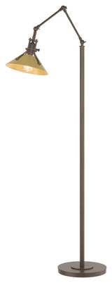 Henry Floor Lamp, Bronze, Modern Brass Accents