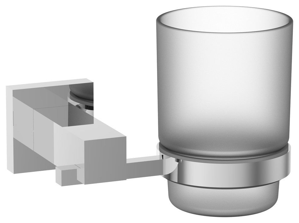Eviva Holdy Tooth Brush Holder, Brushed Nickel
