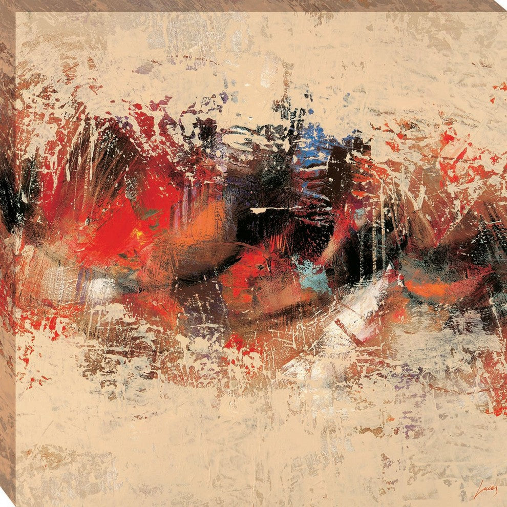 "Festa" By Lucas, Fine Art Giclee Print on Gallery Wrap Canvas, Ready to Hang