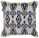 Off-White Machine Woven Herrin Throw Pillow, 20" x 20"