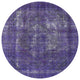 Ahgly Company Indoor Round Mid-Century Modern Area Rugs, 7' Round
