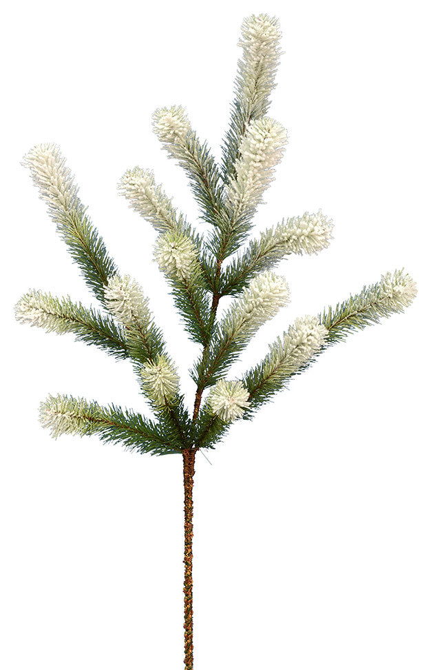 Vickerman D183103 30" Frosted Jack Pine Artificial Christmas Spray. Includes 2