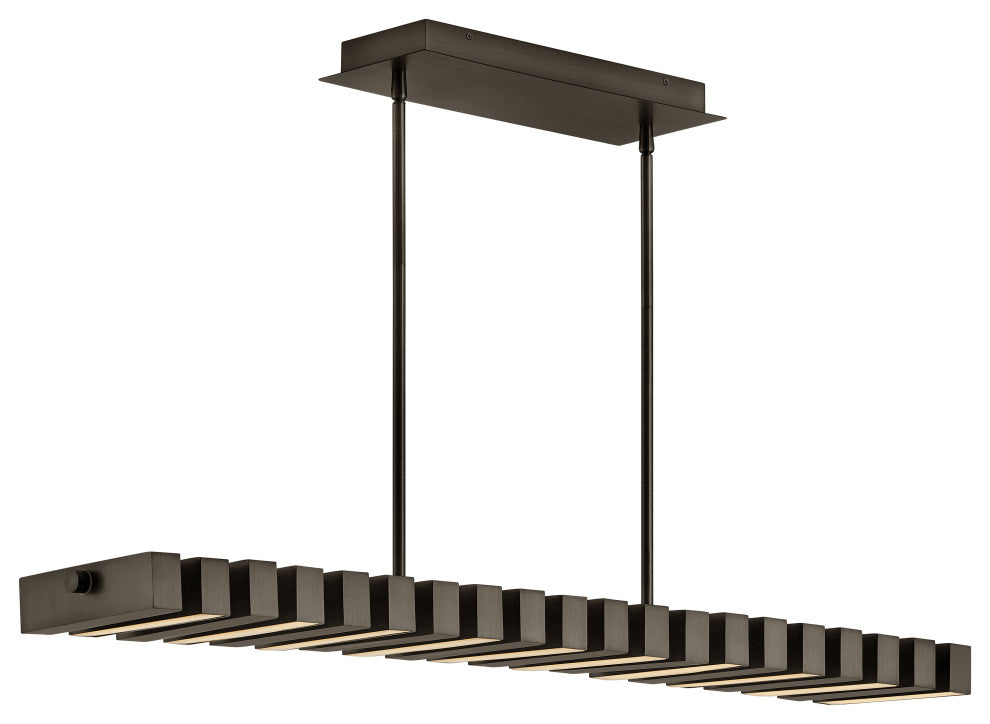 Fredrick Ramond Stitch Medium Adjustable Led Linear, Painted Black Oxide