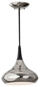 Generation Lighting, P1253PN, Medium Pendant, Polished Nickel