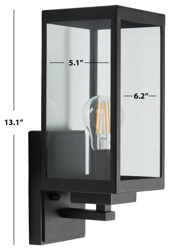 Safavieh Rinnah Outdoor Wall Sconce Set of 2 Bronze