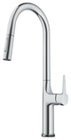 Oletto Pull-Down 1-Hole Kitchen Faucet, Chrome, Model Ktf-3101ch
