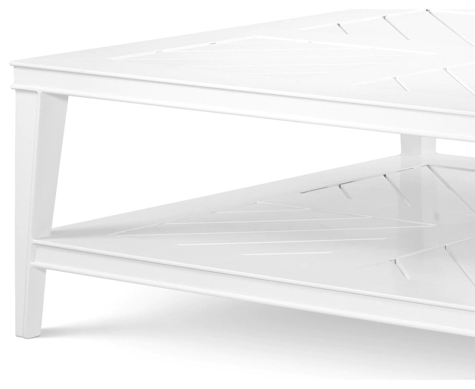 Square White Outdoor Coffee Table | Eichholtz Bell Rive