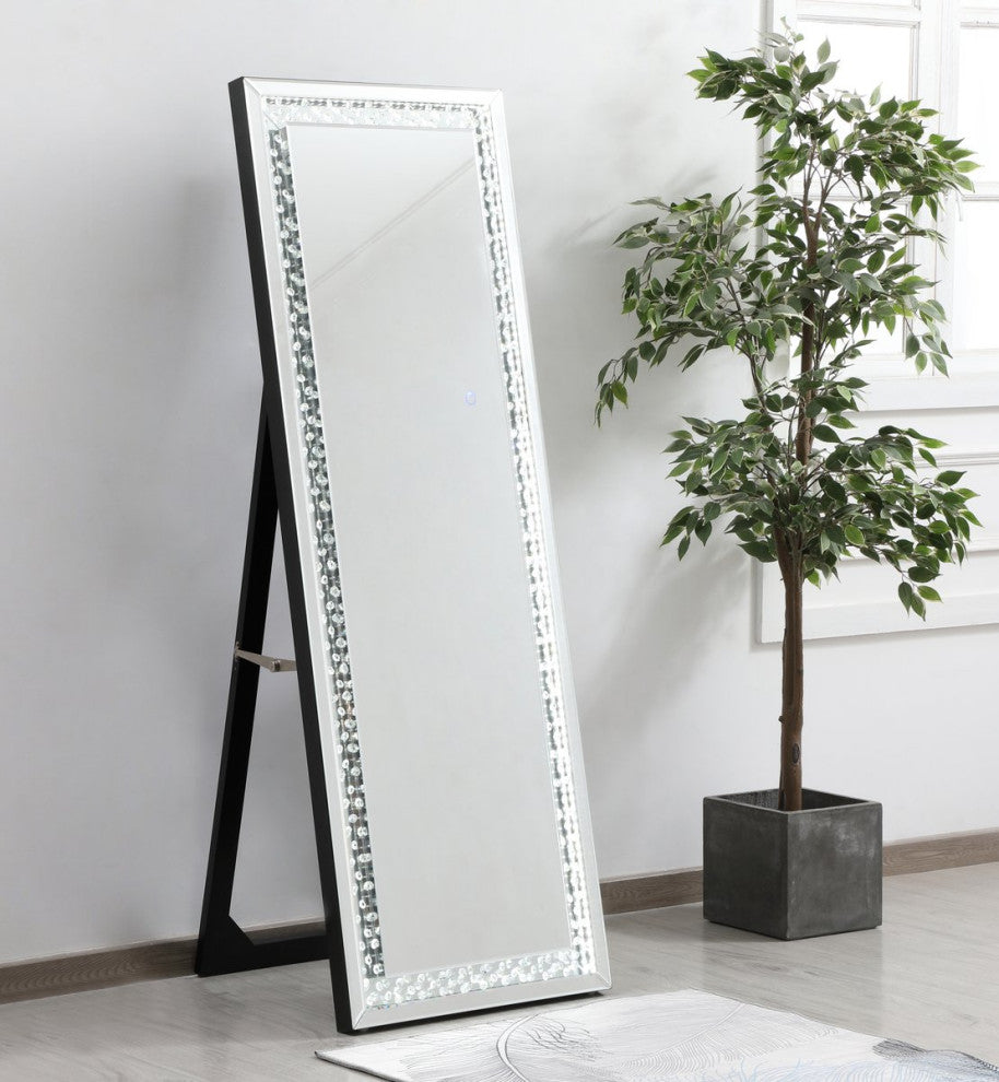 Elegant MRE98123 Raiden 22x63" LED Crystal Mirror