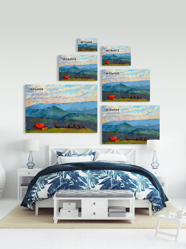 "Your Mountain Is Waiting" Painting Print on Wrapped Canvas, 18x12