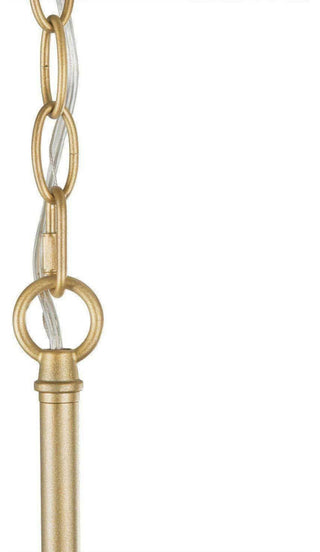 LNC 8-Light Antique/Vintage Finish Modern Candlestick Chandelier 36"H, Gold