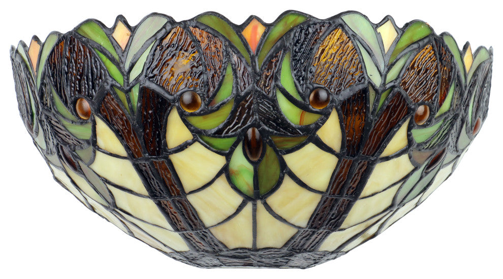 Liaison Victorian-Style 1-Light Finish Wall Sconce 12" Shade