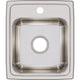 LR15171 Lustertone Classic Stainless Steel 15" x 17-1/2" Drop-in Bar Sink