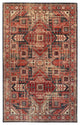 Weave & Wander Kezia Rug, Ochre Red/Charcaol Gray, 12ft-10in x 15ft