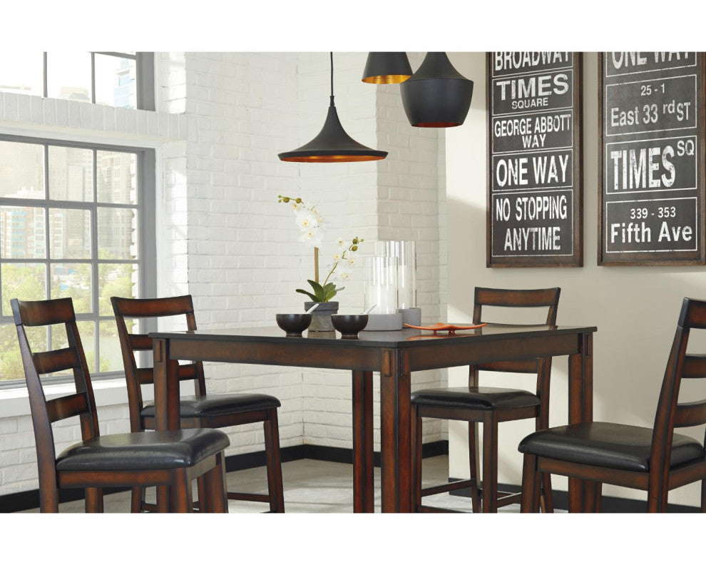 Coviar Counter Height Dining Table and Bar Stools (Set of 5)