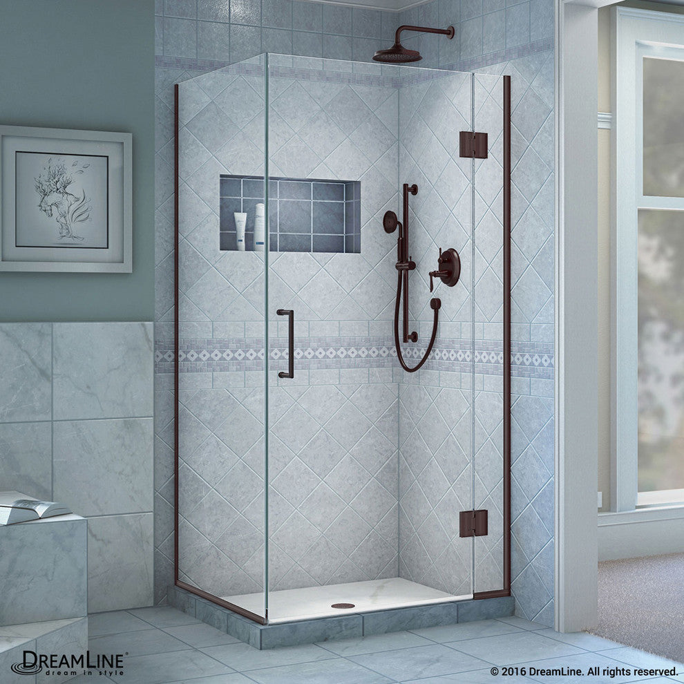 Dreamline Unidoor-X 36-3/8"x34"x72" Hinged Shower Enclosure