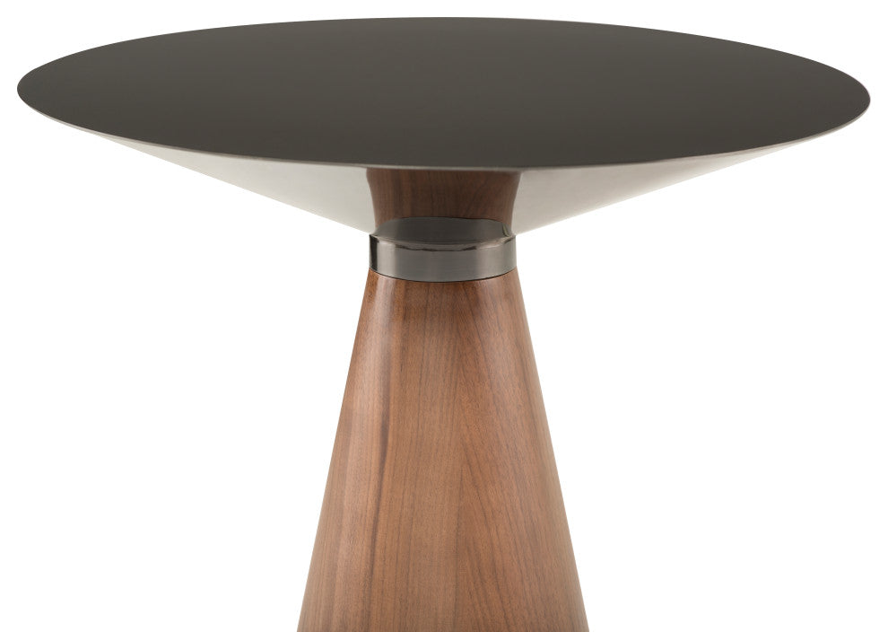 Iris Graphite Metal Side Table, HGNA542