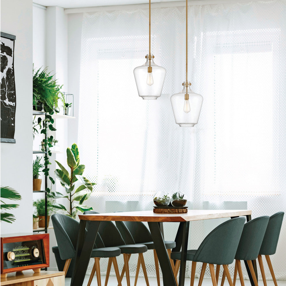 Designers Fountain D229M-12P Day Dream 12"W Pendant - Old Satin Brass