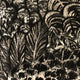Rowan Gale Black and Beige Luxury Throw Pillow, 16"x16"