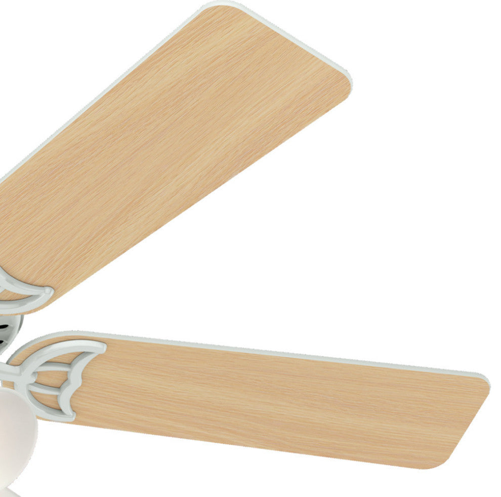 Hunter Fan Company 52" Studio Series White Ceiling Fan With Light