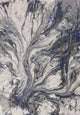 HomeRoots 6' x 9' Polypropylene Grey Area Rug