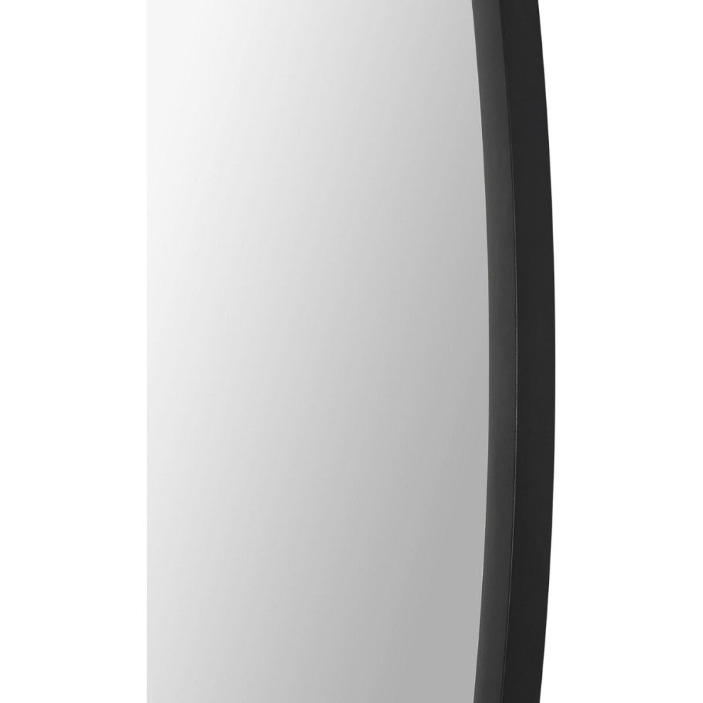 Rayden Wall Mirror, Matte Black