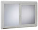 36x24 Vinyl Utility Left, Hand Sliding Window with Dual Pane Insulated Glass