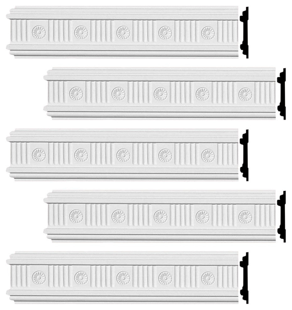 Crown Molding White Urethane Westchester Ornate  5 Pcs   480" L