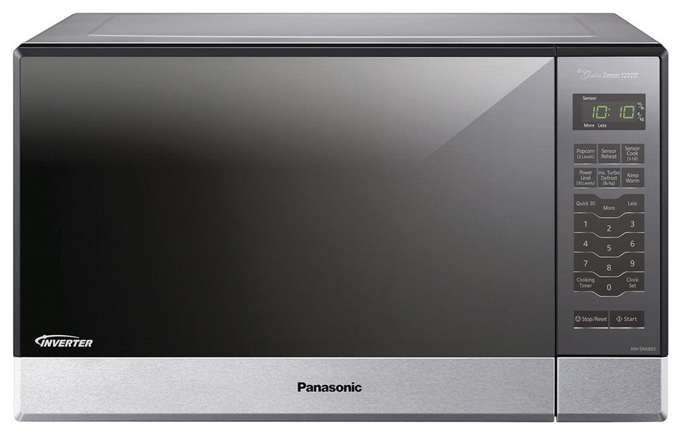 Panasonic 1.2 Cu.' Stainless Front & Silver Body Nn-Sn686Sr