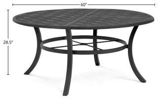 Merge 60" Round Dining Table, Night