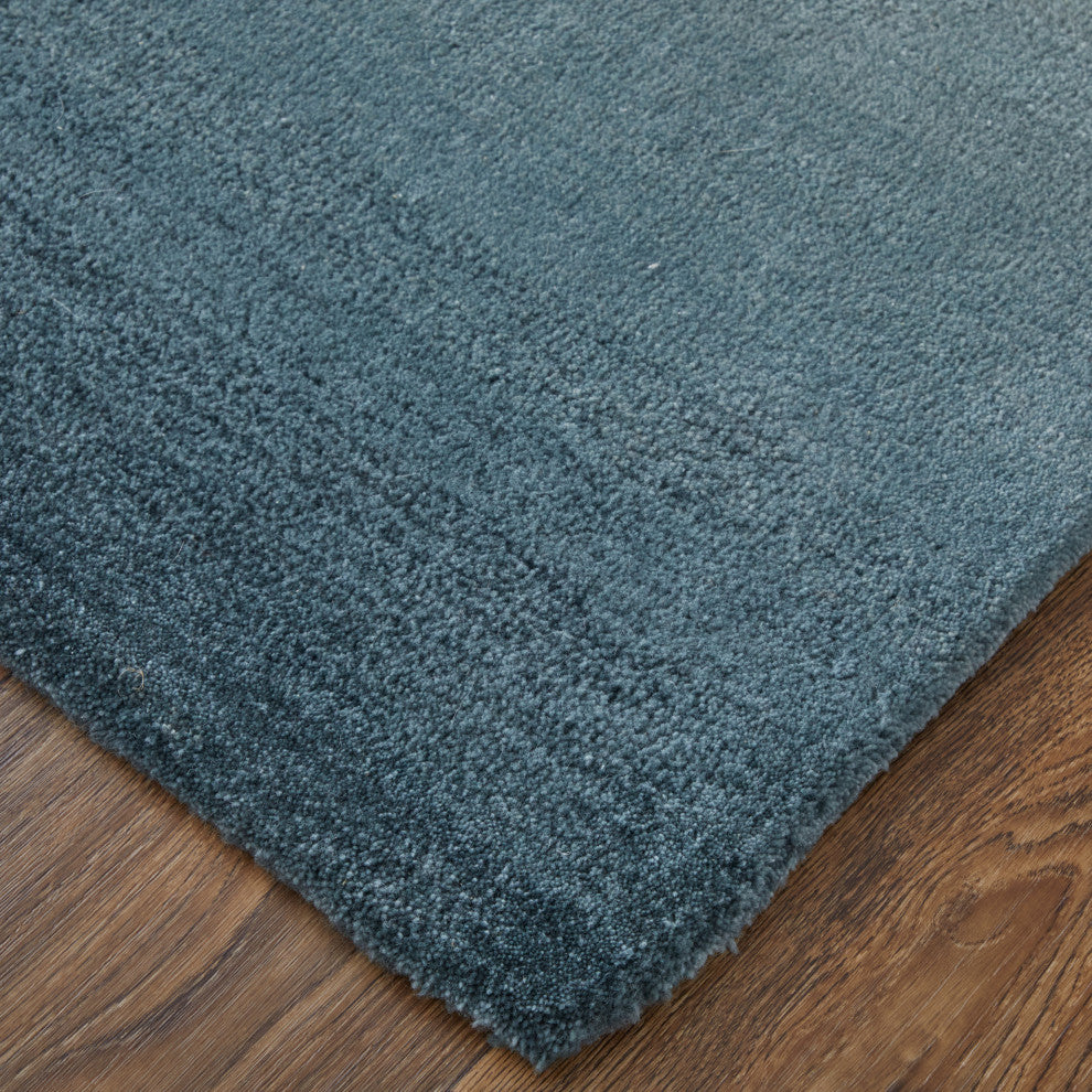 Katya 8990F Modern/Casual/Industrial Area Rug, Taupe/Blue, 9'x12'