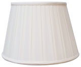 Royal Designs Empire English Pleat Basic Lampshade, White, 10.5"x16"x11"