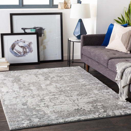 Surya Venice VNE-2305 9'x12'3" Rug, Gray/Ivory/Charcoal