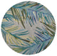 KAS Sparta 3156 Gray/Blue Montego Area Rug, 7'6" Round