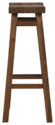 Sonoma Saddle Seat Bar Stool, Chestnut Wire-Brush, Single