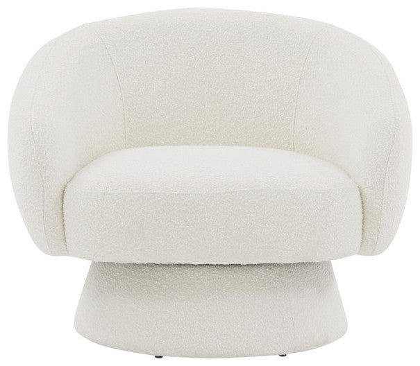 Safavieh Couture Petryna Boucle Accent Chair Ivory