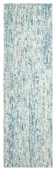 Safavieh Couture Abstract Collection, ABT473 Rug, Ivory/Navy, 2'3"x12'
