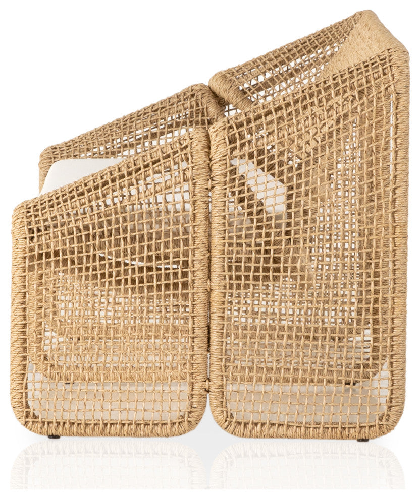 Selma Outdoor Sofa-Faux Hyacinth