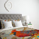 Deny Designs Elizabeth St Hilaire Nelson Cardinal On White Duvet Cover - Lightwe