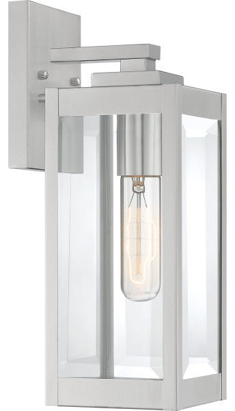 Westover 1-Light Outdoor Lantern, Stainless Steel