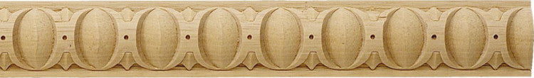 Altoona Egg and Dart Carved Wood Panel Molding