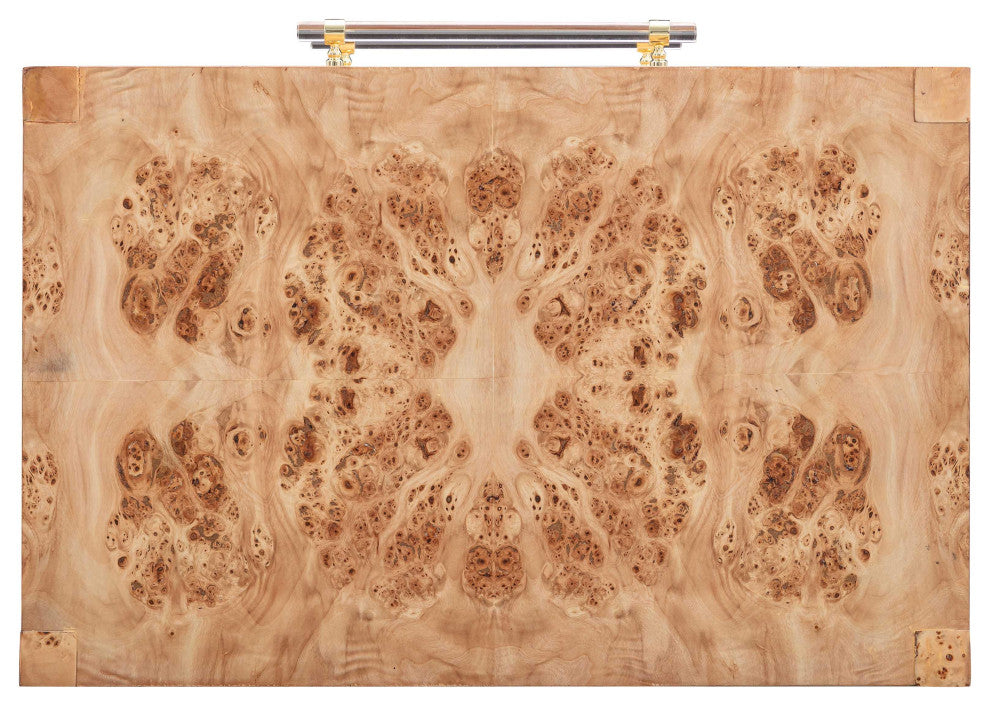 Brandyss Natural Burl Nightstand