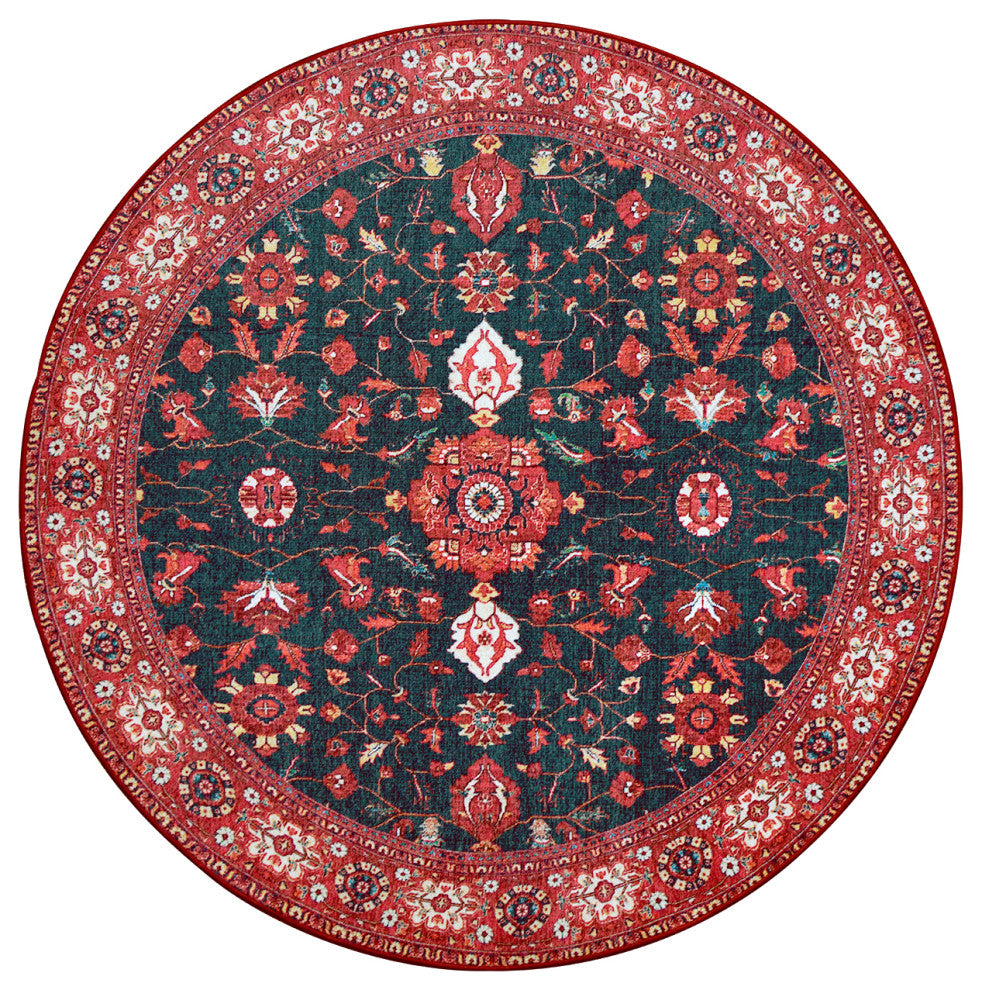 My Magic Carpet Ramage Indigo Rug, 6'x6'