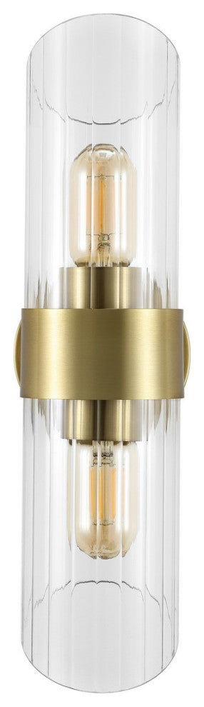 Safavieh Eytan 2Lt 6.25" Wall Sconce, Brass