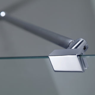 Neoscape 34"x34"x72" Completely Frameless Neo-Angle Shower Enclosure, Chrome