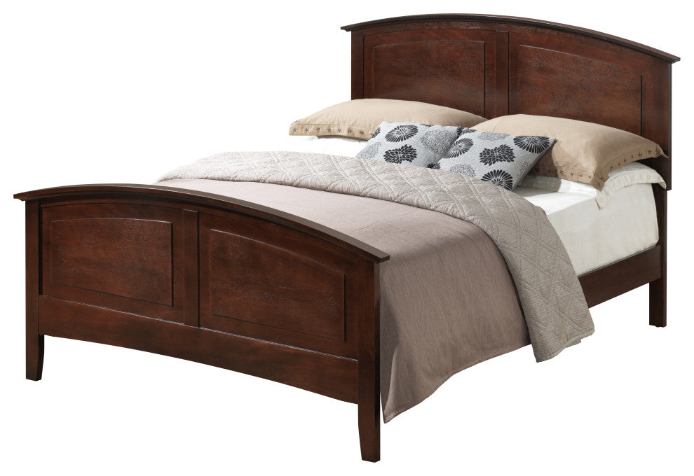 Lokern Panel Bed, Cappuccino, King